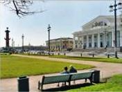 The Rostral Columns, St. Petersburg, Russia							